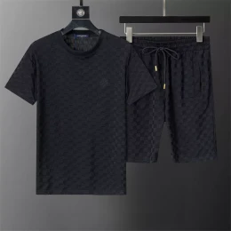 louis vuitton lv survetements manches courtes pour homme s_127bb64